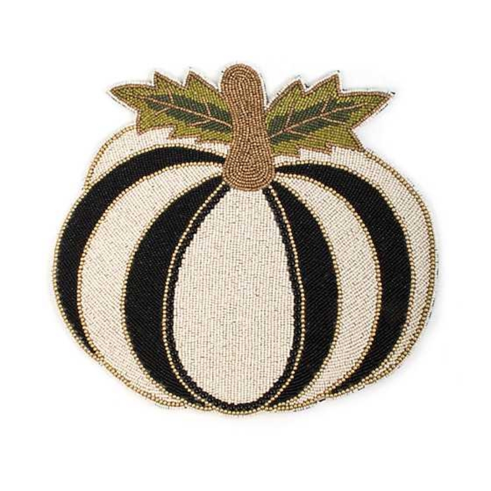 MacKenzie-Childs Tuxedo Pumpkin Placemats - Set of 2 - Picture 2 of 13